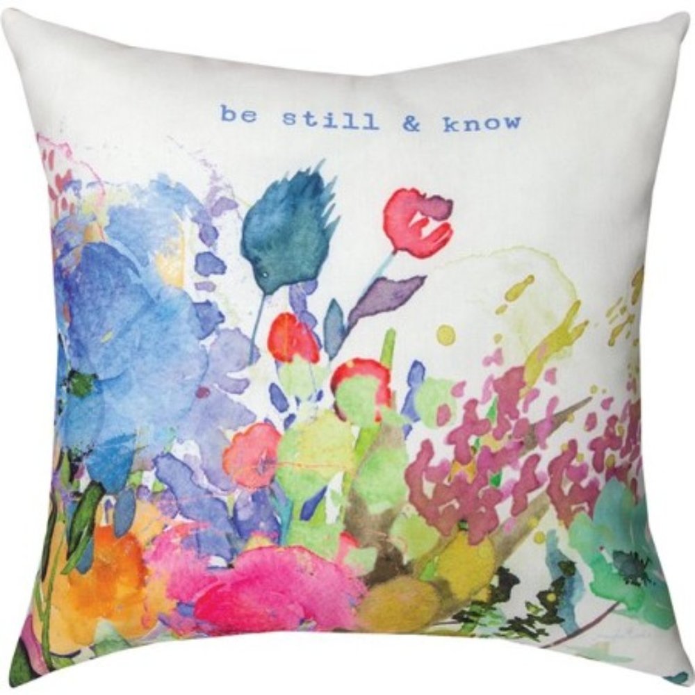 Be Still and Know Pillow - NEW